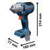 Акумулаторен ударен гайковерт BOSCH PRO GDS 18V-450P - Solo + Куфар