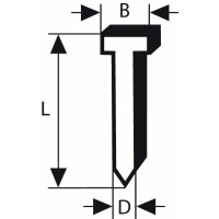 Щифтове BOSCH със скрита глава 64-34 63 NR Щифтове BOSCH със скрита глава 64-34 63 NR