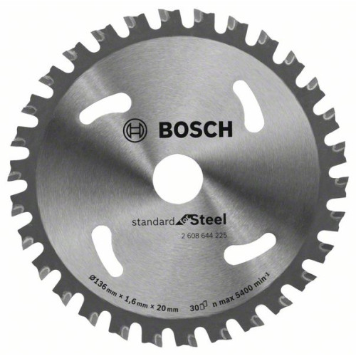 Диск за циркуляр BOSCH Standard for Steel 136x20x1.6 mm