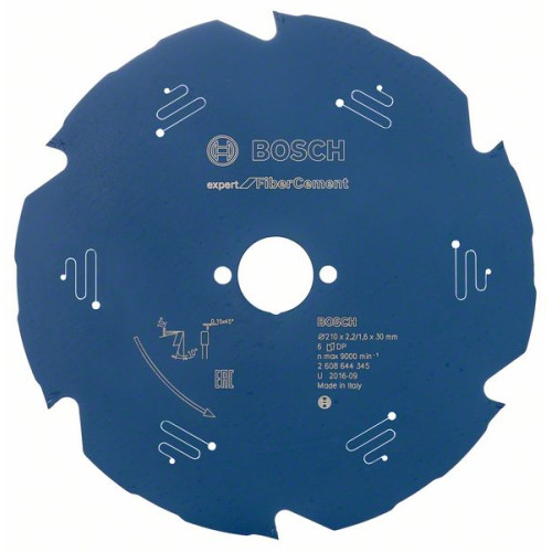 Циркулярен диск BOSCH Expert for Fibre Cement 210x30 mm