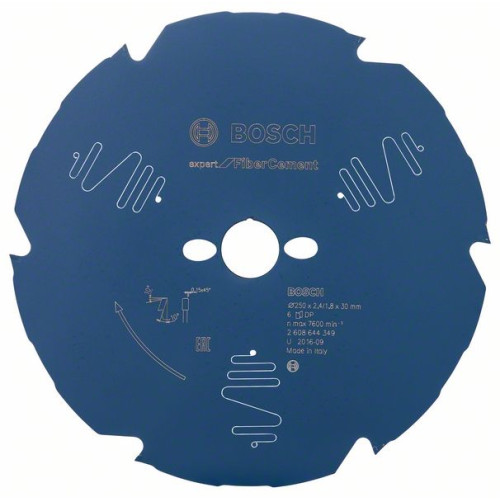 Циркулярен диск BOSCH Expert for Fibre Cement 250x30 mm
