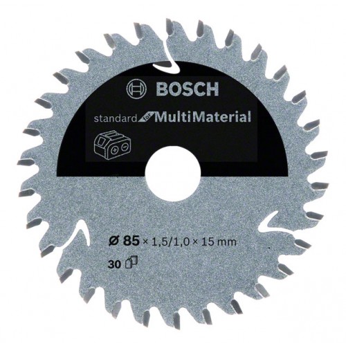 Диск за акумулаторен циркуляр Standard for Multi Material BOSCH, 85 mm