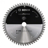 Диск за акумулаторен циркуляр Standard for Aluminium BOSCH, 190 mm
