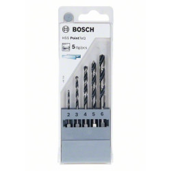 Комплект свредла BOSCH HSS PointTeQ Hex Drill Bit - 5 броя