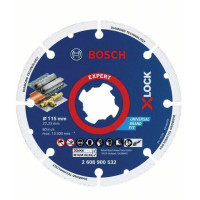 Диамантен диск за метал BOSCH X-LOCK 115x22,23 mm