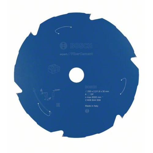 Циркулярен диск BOSCH Expert for Fibre Cement 250x2.2/1.6x30 mm