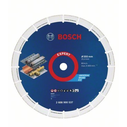 Диамантен диск за метал BOSCH X-LOCK 355x25,4 mm