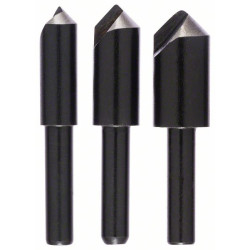 Комплект конусни зенкери BOSCH - 3 части