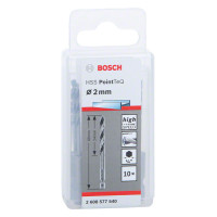 Спирално свредло BOSCH HSS PointTeQ Hex 2 mm, 10 бр. Спирално свредло BOSCH HSS PointTeQ Hex 2 mm, 10 бр.