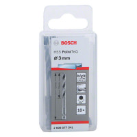 Спирално свредло BOSCH HSS PointTeQ Hex 3 mm, 10 бр. Спирално свредло BOSCH HSS PointTeQ Hex 3 mm, 10 бр.