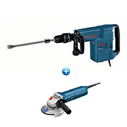 Къртач BOSCH GSH 11 E + ъглошлайф GWS 9-125 Къртач BOSCH GSH 11 E + ъглошлайф GWS 9-125