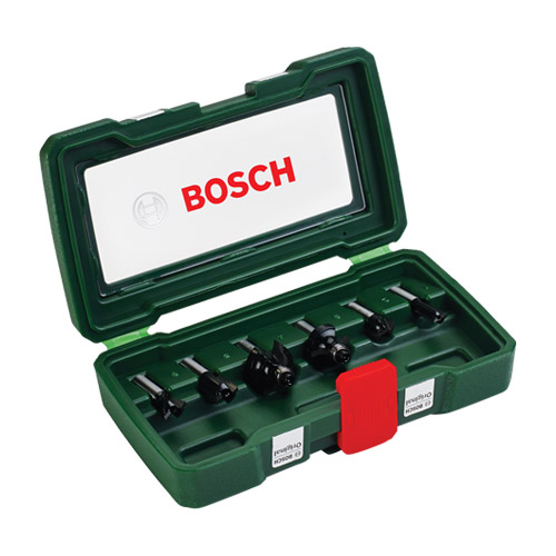 Комплект BOSCH фрезери 8 mm - 6 броя Комплект BOSCH фрезери 8 mm - 6 броя