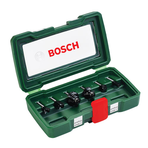 Комплект BOSCH фрезери 6 броя - 6 mm