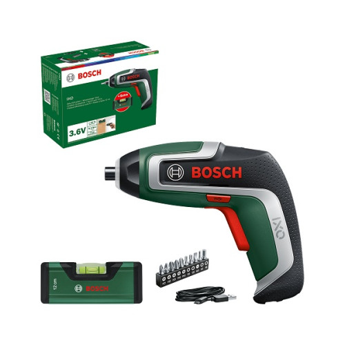 Акумулаторна отвертка BOSCH IXO 7 + Нивелир