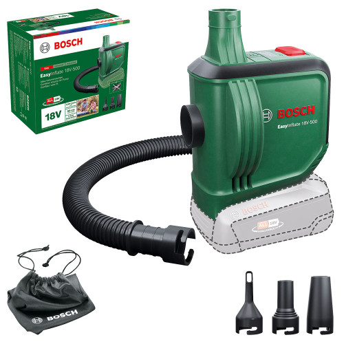 Акумулаторна помпа за въздух BOSCH EasyInflate 18V-500 Solo Акумулаторна помпа за въздух BOSCH EasyInflate 18V-500 Solo