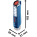 Акумулаторна лампа BOSCH GLI 12V-300
