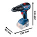Акумулаторна ударна бормашина BOSCH GSB 18V-50 SOLO Акумулаторна ударна бормашина BOSCH GSB 18V-50 SOLO