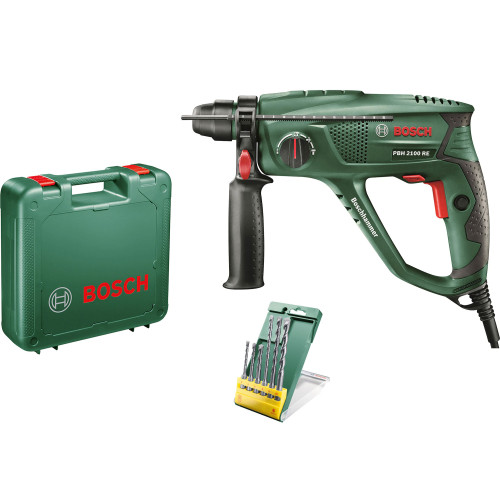 Перфоратор BOSCH PBH 2100 RE + свредла Перфоратор BOSCH PBH 2100 RE + свредла