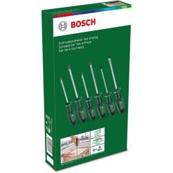Комплект отвертки BOSCH - 6 броя  Комплект отвертки BOSCH - 6 броя