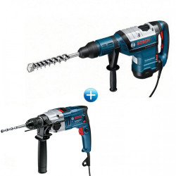 Перфоратор BOSCH GBH 8-45 DV + ударна бормашина BOSCH GSB 18-2 RE Перфоратор BOSCH GBH 8-45 DV + ударна бормашина BOSCH GSB 18-2 RE