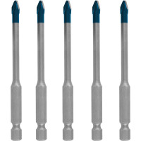Свредлa за плочки BOSCH EXPERT HEX-9 HardCeramic, 5х90 mm - 5 бр.