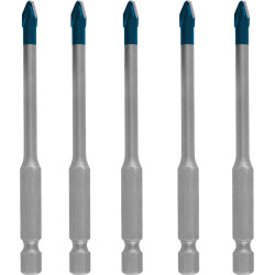 Свредлa за плочки BOSCH EXPERT HEX-9 HardCeramic, 5х90 mm - 5 бр.