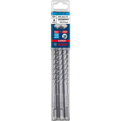 Свредла за перфоратор BOSCH EXPERT SDS plus-7X, 8x150x215 mm, 10 бр. Свредла за перфоратор BOSCH EXPERT SDS plus-7X, 8x150x215 mm, 10 бр.