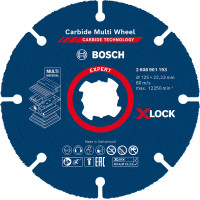 Диск за ъглошлайф BOSCH EXPERT Carbide Multi Wheel X-LOCK 125 mm Диск за ъглошлайф BOSCH EXPERT Carbide Multi Wheel X-LOCK 125 mm