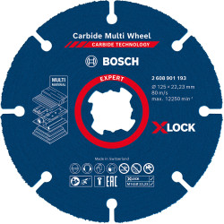 Диск за ъглошлайф BOSCH EXPERT Carbide Multi Wheel X-LOCK 125 mm