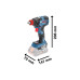 Акумулаторен ударен гайковерт BOSCH GDX 18V-200C Solo