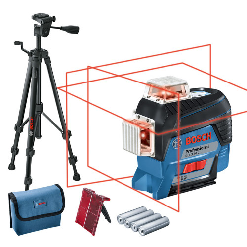 Линеен лазер BOSCH GLL 3-80 C + BT150 Линеен лазер BOSCH GLL 3-80 C + BT150