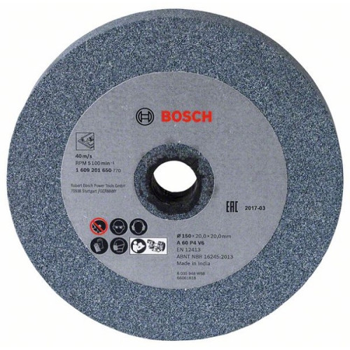 Шлифовъчен диск за шмиргел 150 mm BOSCH