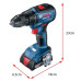 Акумулаторен винтоверт BOSCH GSR 18V-50 Professional