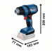 Акумулаторен пистолет за горещ въздух BOSCH GHG 18V-50 L-boxx Акумулаторен пистолет за горещ въздух BOSCH GHG 18V-50 L-boxx