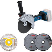 Акумулаторен ъглошлайф BOSCH GWS 18V-180 P SOLO Акумулаторен ъглошлайф BOSCH GWS 18V-180 P SOLO