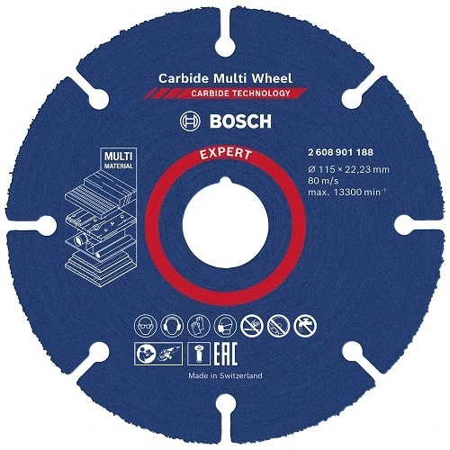 Карбиден диск BOSCH EXPERT Carbide Multi Wheel 115 mm