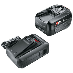 Стартов комплект BOSCH 18 V - 1x6,0 Ah + AL 18V-44 Стартов комплект BOSCH 18 V - 1x6,0 Ah + AL 18V-44