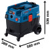 Прахосмукачка за сухо и мокро изсмукване BOSCH GAS 400 A Прахосмукачка за сухо и мокро изсмукване BOSCH GAS 400 A