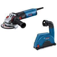 Електрически ъглошлайф BOSCH GWS 14-125 + GDE 115/125 FC-T Електрически ъглошлайф BOSCH GWS 14-125 + GDE 115/125 FC-T