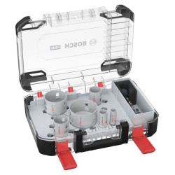 Комплект боркорони BOSCH PRO Multi Material PC Plus, 9 броя