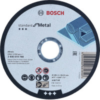 Диск прав BOSCH Standard for Metal, 125x22,23 mm