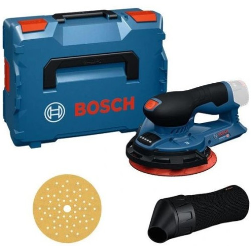 Акумулаторен ексцентършлайф BOSCH GEX 12V-150-3 - Solo + L-BOXX
