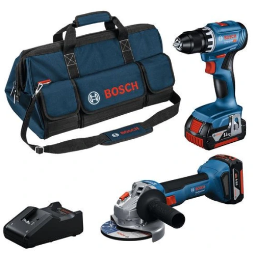 Акумулаторен комплект BOSCH GSR + GWS + 2x4,0Ah + GAL