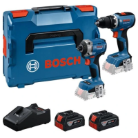 Акумулаторен комплект BOSCH GSR + GWS + GBH + GBA 2x18V 4,0Ah + GAL 18V-40