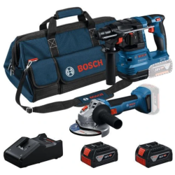 Акумулаторен комплект BOSCH GWS + GBH + GBA 18V 2x4,0Ah + GAL + чанта Акумулаторен комплект BOSCH GWS + GBH + GBA 18V 2x4,0Ah + GAL + чанта
