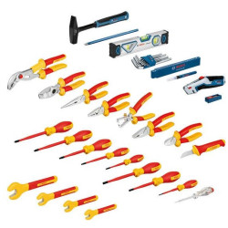 Комплект ръчни инструменти за електротехници BOSCH - 37 части