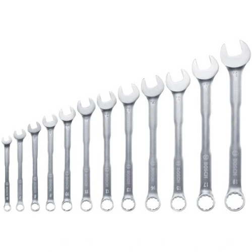 Комплект комбинирани гаечни ключове BOSCH, 12 части Комплект комбинирани гаечни ключове BOSCH, 12 части