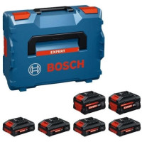 Комплект акумулаторни батерии BOSCH EXPERT 4 x EXBA 18V-40 + 2 x EXBA 18V-80 Комплект акумулаторни батерии BOSCH EXPERT 4 x EXBA 18V-40 + 2 x EXBA 18V-80