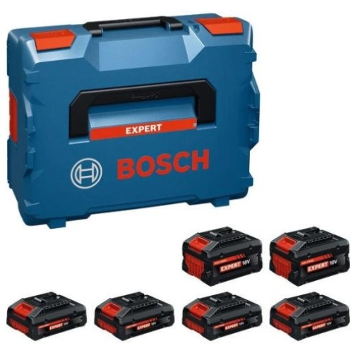 Комплект акумулаторни батерии BOSCH EXPERT 4 x EXBA 18V-40 + 2 x EXBA 18V-80