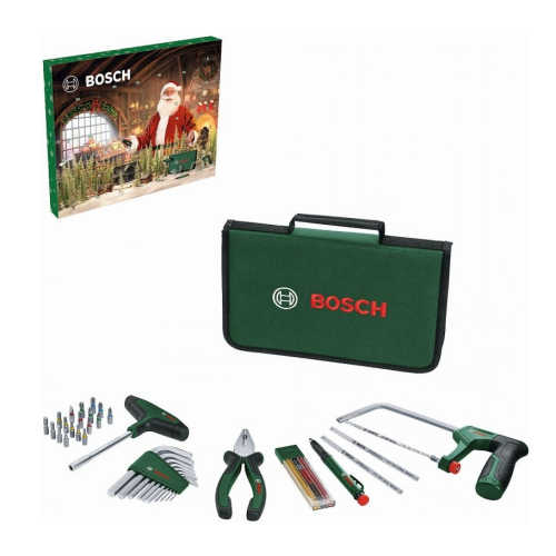 Коледен календар с инструменти BOSCH 2025, 41 части